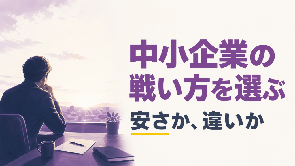 コストリーダーシップ戦略と差別化戦略|中小企業が選ぶべき道筋